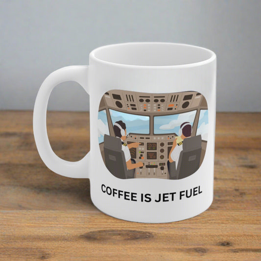 Coffee is Jet Fuel Mug